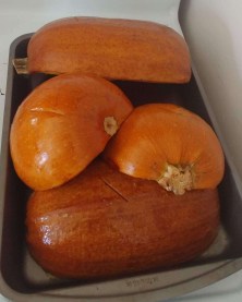 Roasted pumpkins