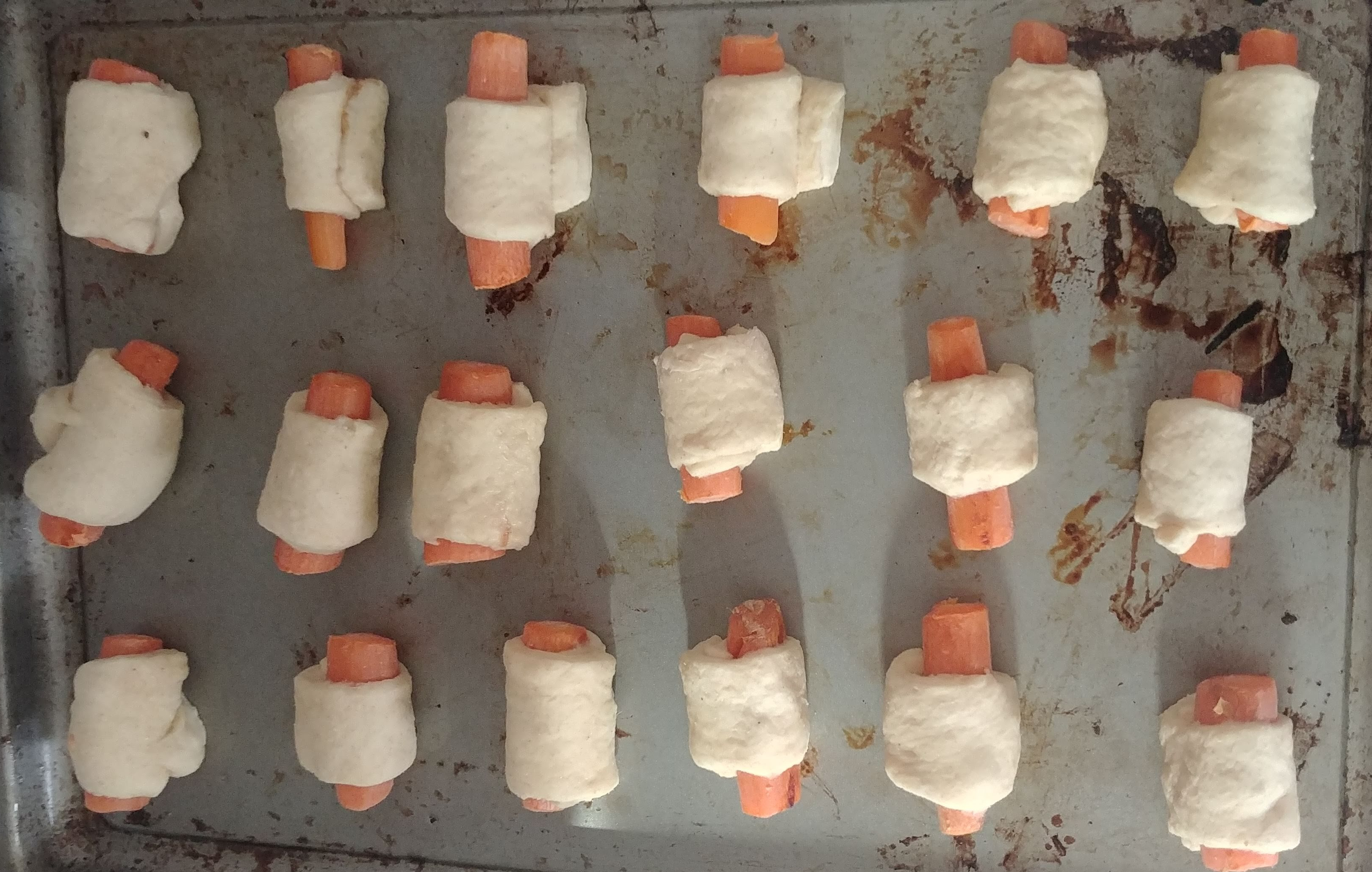 Before going in the oven